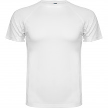 Мужская футболка Roly MonteCarlo 150 White S (Синтетика)