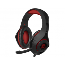 Căști SVEN AP-G886MV, de gaming cu microfon și control de volum, 2.2m, Black/Red