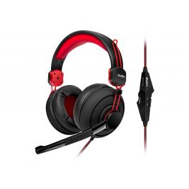 Наушники SVEN AP-G888MV, игровые с микрофоном и регулятором громкости, 2.2m, Black/Red