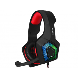 Căști SVEN AP-U880MV, de gaming cu microfon, 2.2m, Black/Red