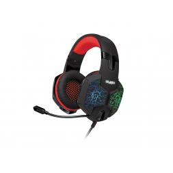 Căști SVEN AP-U988MV, de gaming cu microfon, 2.2m, USB, Black/Red