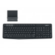 Клавиатура + Мышь Wireless Logitech K375s Multi-Device, Full-size, FN key, Bluetooth/2.4Ghz, 2xAAA, Graphite