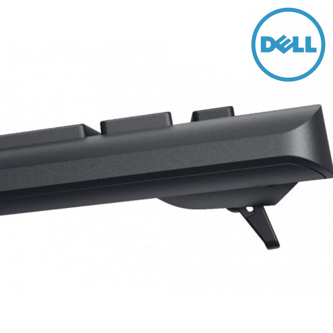 Клавиатура Wirelessell Dell KM3322, Multimedia keys, Sleek lines, Compact size, 2xAA/2xAAA, Black