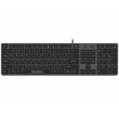 Клавиатура SVEN KB-E5000, Low-profile, Island-style, Fn Keys, Grey/Black, USB