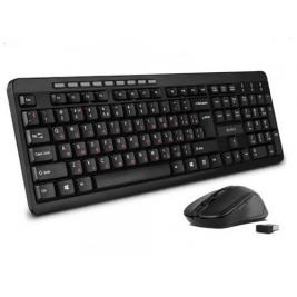 Tastatura + Mouse Wireless SVEN KB-C3400W, Multimedia, Nano rec., 2.4GHz, Black