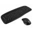 Tastatura + Mouse Wireless SVEN KB-C3600W, Multimedia,  Nano rec., 2.4GHz, 1xAA/2xAAA, Black