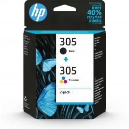 Cartuș cu jet de cerneală HP №305 (6ZD17AE) MultiPack Original