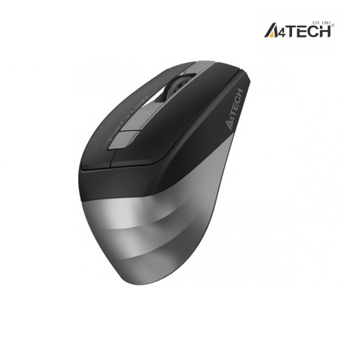 Мышь A4Tech Wireless FG35, Optical, 1000-2000 dpi, 6 buttons, Ergonomic, 1xAA, Black/Grey, USB