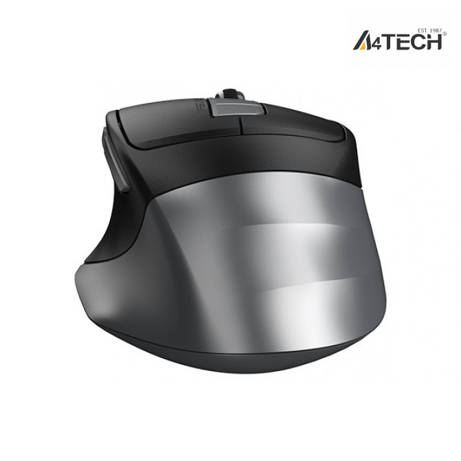 Мышь A4Tech Wireless FG35, Optical, 1000-2000 dpi, 6 buttons, Ergonomic, 1xAA, Black/Grey, USB