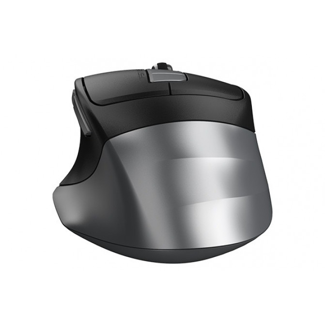 Mouse A4Tech Wireless FG35, Optical, 1000-2000 dpi, 6 buttons, Ergonomic, 1xAA, Black/Grey, USB