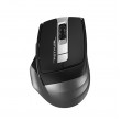 Mouse A4Tech Wireless FG35, Optical, 1000-2000 dpi, 6 buttons, Ergonomic, 1xAA, Black/Grey, USB