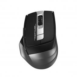 Mouse A4Tech Wireless FG35, Optical, 1000-2000 dpi, 6 buttons, Ergonomic, 1xAA, Black/Grey, USB