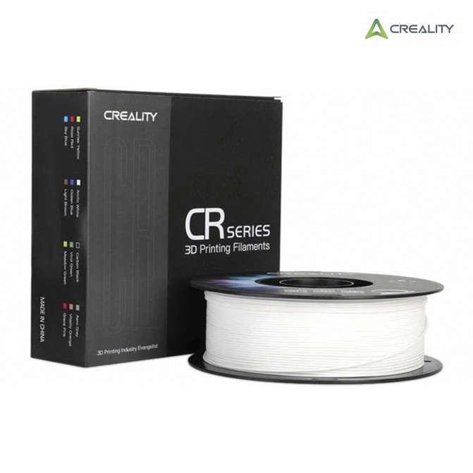 Филамент ABS White, Creality, CR-ABS, 1кг для 3D-принтера