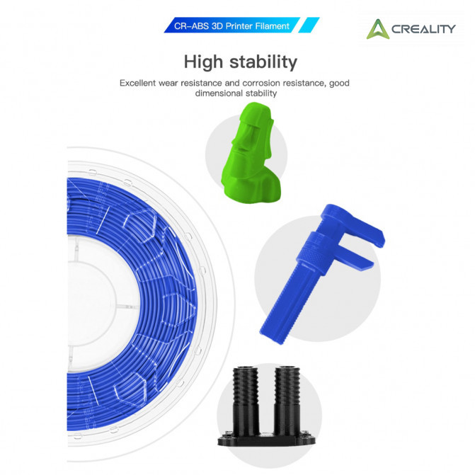 Филамент ABS Red, Creality, CR-ABS, 1кг для 3D-принтера
