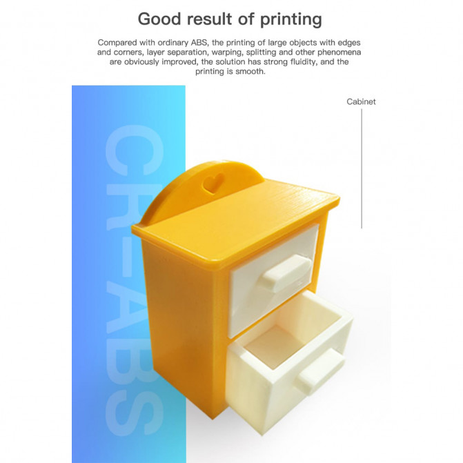 Филамент ABS Red, Creality, CR-ABS, 1кг для 3D-принтера
