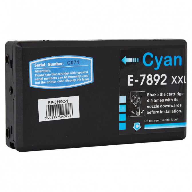 Картридж струйный Epson T7892XXL/EP-5110C C13T789240 WorkForce WF4630/WF4640/WF5110/WF5620 Cyan Imagine