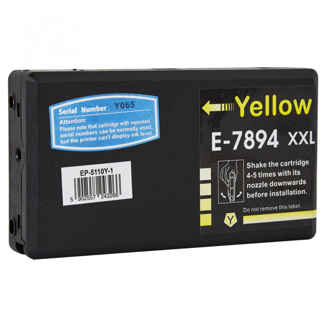 Картридж струйный Epson T7894XXL/EP-5110Y C13T789440 WorkForce WF4630/WF4640/WF5110/WF5620 Yellow Imagine