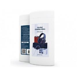 Чистящие салфетки Gembird (CK-AWW50-01), Alcohol cleaning wipes (50 pcs), micro-fiber