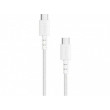 Кабель Type-C to Type-C - 0.91 m - Anker PowerLine Select+ USB-C USB-C, 0.91 m, Fast Charge max. 15W (3A / 5V), 30.000-bend lifespan, white