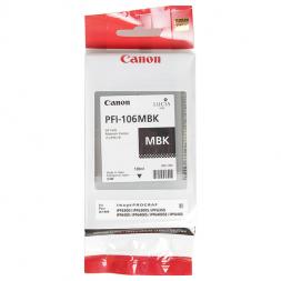 Картридж струйный Canon PFi-106MBK Mate Black (130мл)