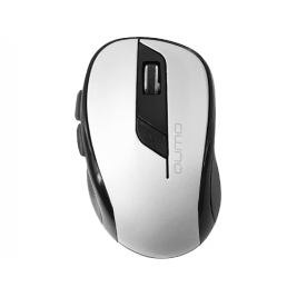 Mouse Qumo M65, Optical, 1000 dpi, 3 buttons, Ambidextrous, White