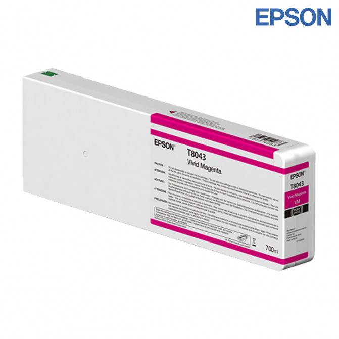 Cartuș cu jet de cerneală Epson UltraChrome HDX/HD T804300 (700ml) Vivid Magenta Original