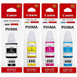 Cerneala Canon Originala GI-490  G1400/G3400 345m (4 culori)