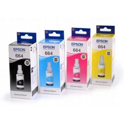 Чернила Epson Original T664 (4 цвета)