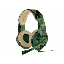 Наушники Trust GXT 310C, игровые с микрофоном, Jungle Camo