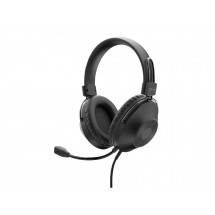 Наушники Trust Ozo Over-Ear USB, с микрофоном, 2m cable, Black