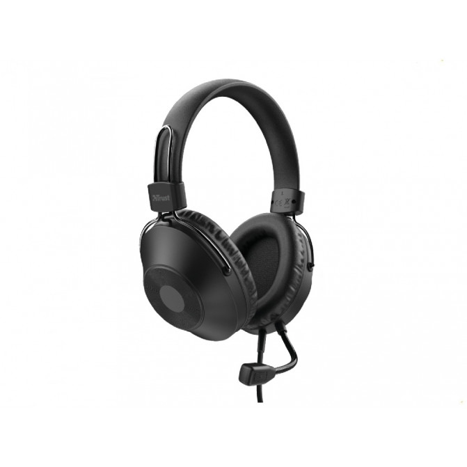Наушники Trust Ozo Over-Ear USB, с микрофоном, 2m cable, Black