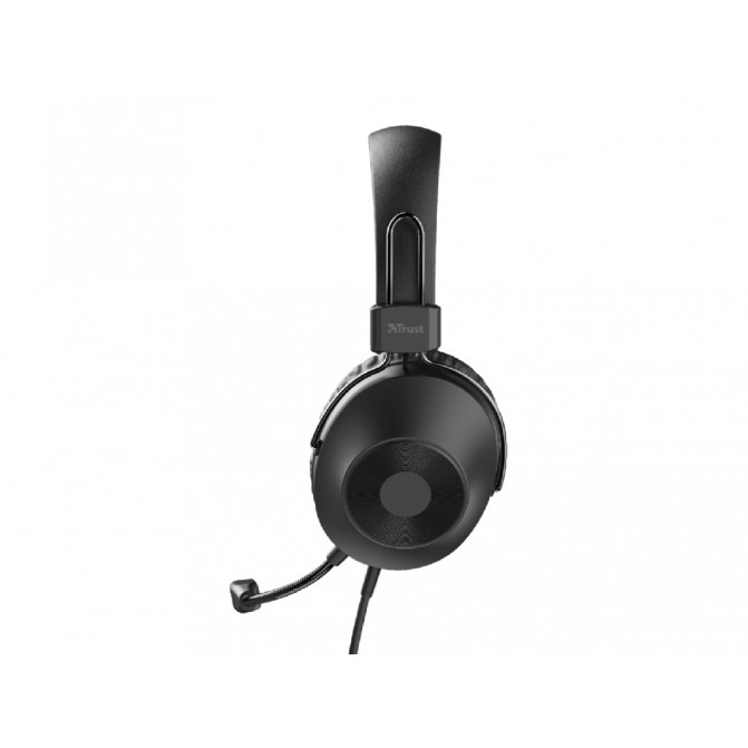 Наушники Trust Ozo Over-Ear USB, с микрофоном, 2m cable, Black