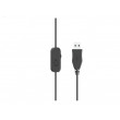 Наушники Trust Ozo Over-Ear USB, с микрофоном, 2m cable, Black