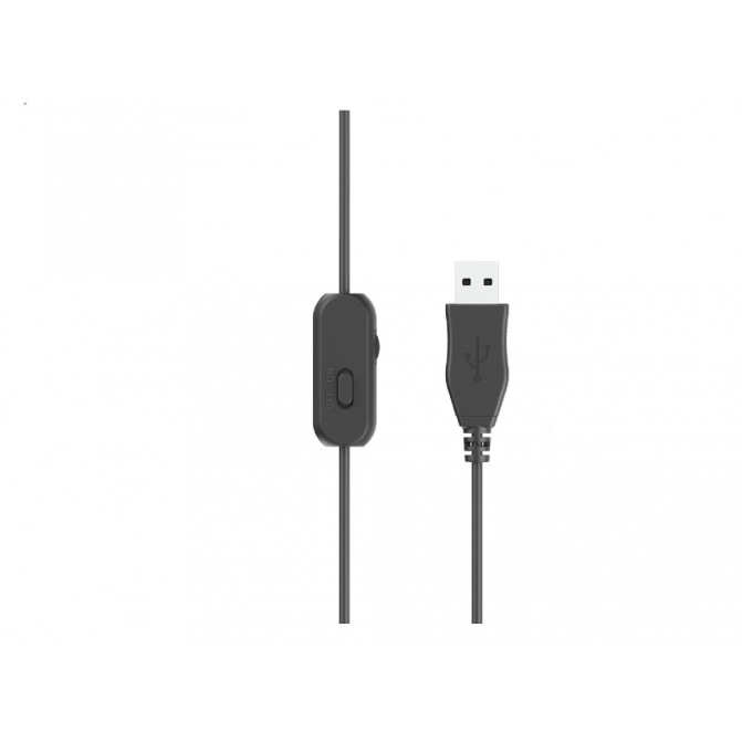 Наушники Trust Ozo Over-Ear USB, с микрофоном, 2m cable, Black