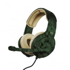 Наушники Trust GXT411C RADIUS HEADSET JUNGLE CAMO, игровые с микрофоном