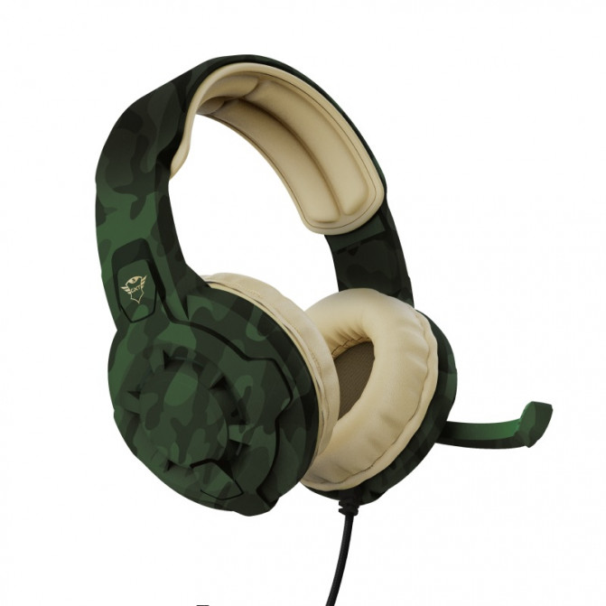 Наушники Trust GXT411C RADIUS HEADSET JUNGLE CAMO, игровые с микрофоном