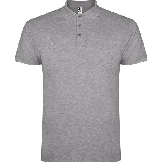 Tricou pentru bărbați Roly Polo Star 200 Heather Grey 2XL