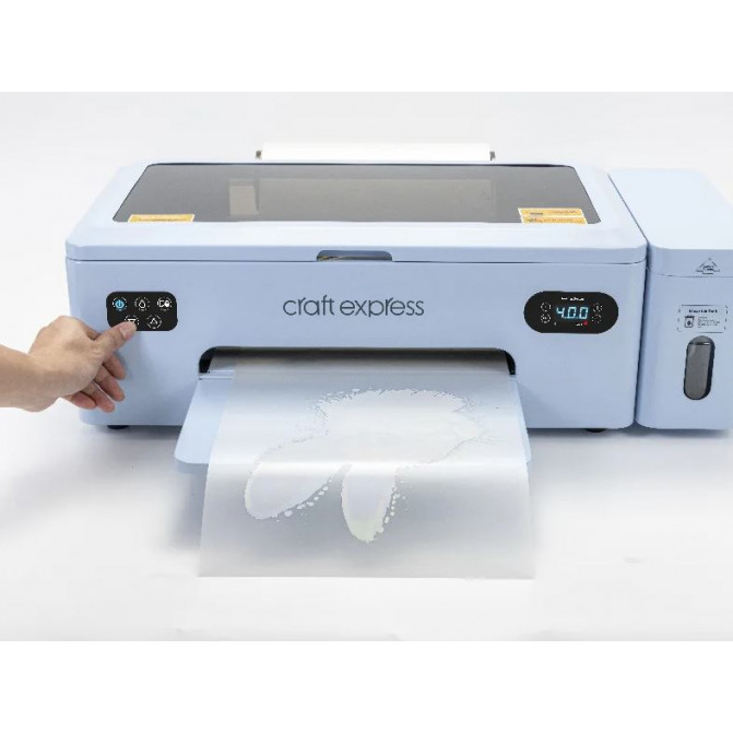Pelicula PET Plotterfilms Hot Cold Peel pentru DTF  (30cm*100m) 75 microni