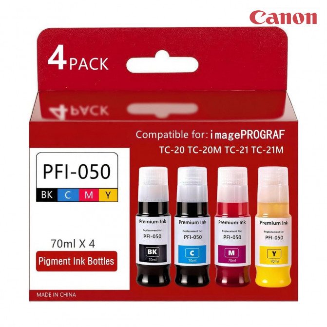 Cerneala Canon Originala PFI-050 (4 culori) imagePROGRAF TC-20/TC-20M