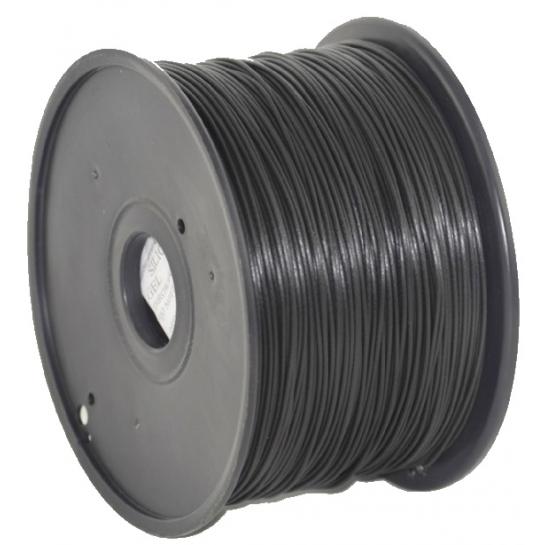 Filament pentru imprimanta 3D Gembird ABS 1.75 mm, Black Filament, 1 kg, 3DP-ABS1.75-01-BK