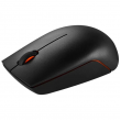 Mouse Lenovo 300 USB - WW, Cu fir, Negru