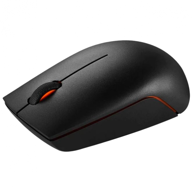 Mouse Lenovo 300 USB - WW, Cu fir, Negru