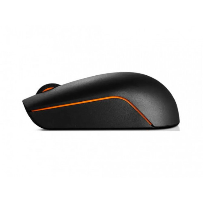 Мышь Lenovo 300 Compact, Беспроводное, Чёрный
