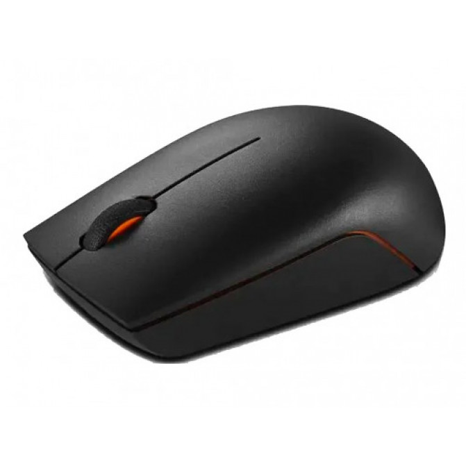 Мышь Lenovo 300 Compact, Беспроводное, Чёрный