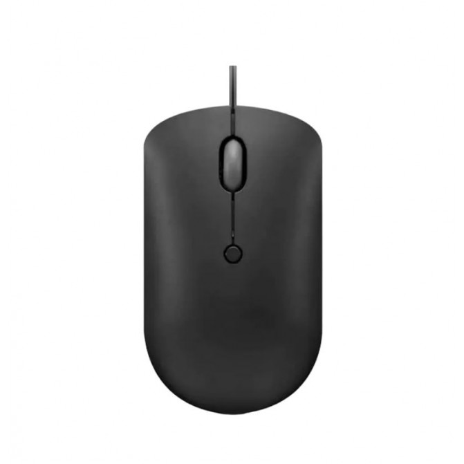 Мышь Lenovo 400 USB-C Compact Wired, Проводное, Чёрный