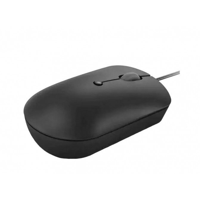 Мышь Lenovo 400 USB-C Compact Wired, Проводное, Чёрный