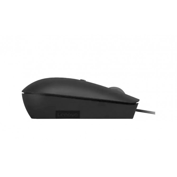 Мышь Lenovo 400 USB-C Compact Wired, Проводное, Чёрный