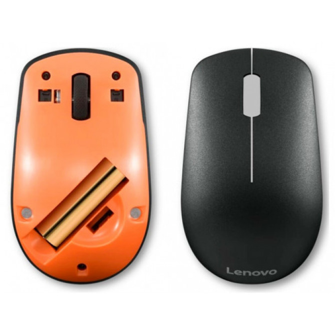 Мышь Lenovo Wireless 400 (WW), Беспроводное, Чёрный