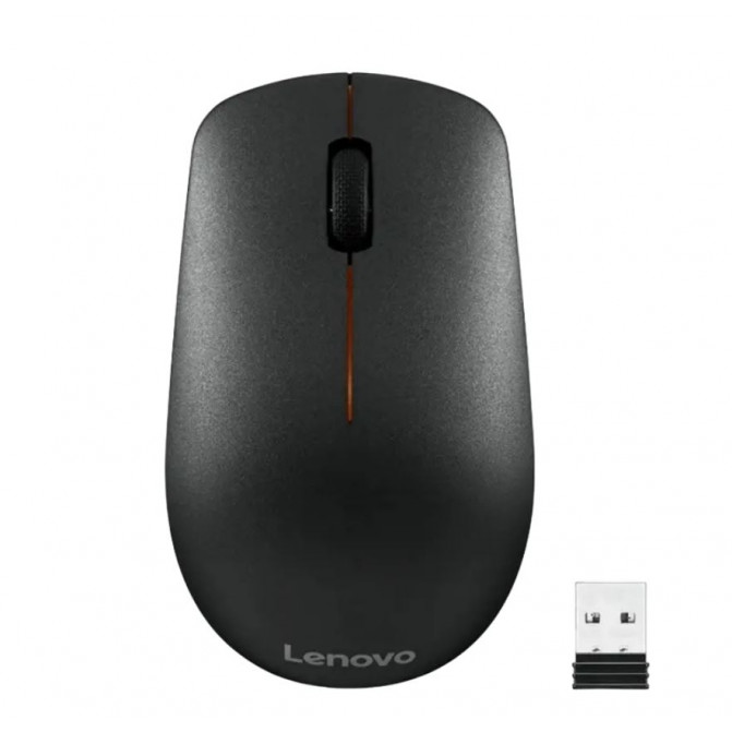 Мышь Lenovo Wireless 400 (WW), Беспроводное, Чёрный