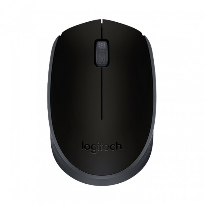 Мышь Logitech Wireless M171, Беспроводное, Черно - Серый